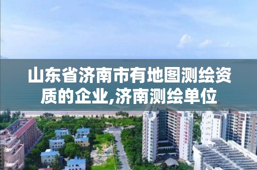 山东省济南市有地图测绘资质的企业,济南测绘单位