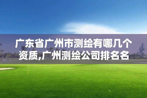 广东省广州市测绘有哪几个资质,广州测绘公司排名名单