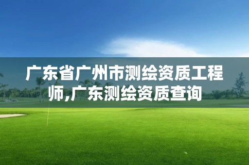 广东省广州市测绘资质工程师,广东测绘资质查询