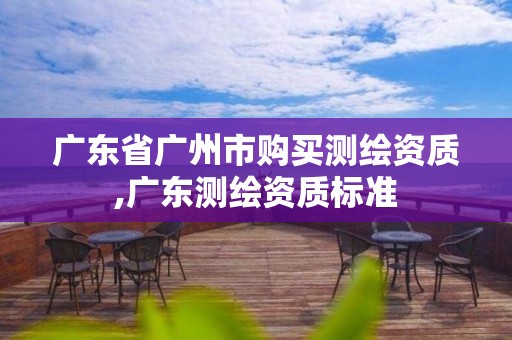 广东省广州市购买测绘资质,广东测绘资质标准