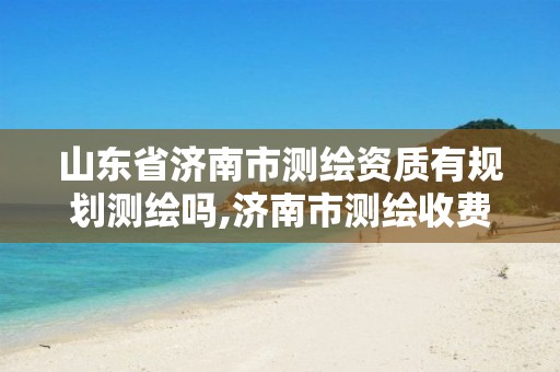 山东省济南市测绘资质有规划测绘吗,济南市测绘收费标准