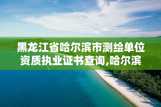 黑龙江省哈尔滨市测绘单位资质执业证书查询,哈尔滨测绘招聘信息。