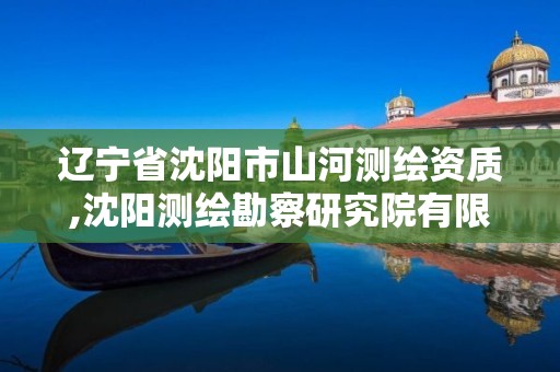 辽宁省沈阳市山河测绘资质,沈阳测绘勘察研究院有限公司