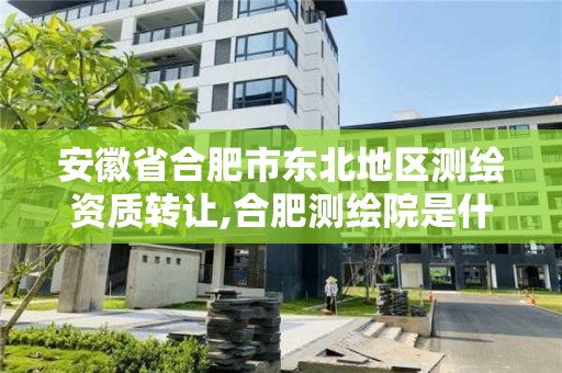 安徽省合肥市东北地区测绘资质转让,合肥测绘院是什么单位。