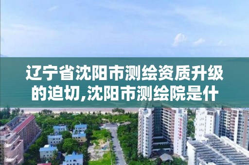 辽宁省沈阳市测绘资质升级的迫切,沈阳市测绘院是什么单位