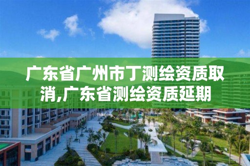 广东省广州市丁测绘资质取消,广东省测绘资质延期