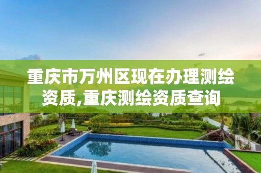 重庆市万州区现在办理测绘资质,重庆测绘资质查询