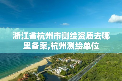 浙江省杭州市测绘资质去哪里备案,杭州测绘单位