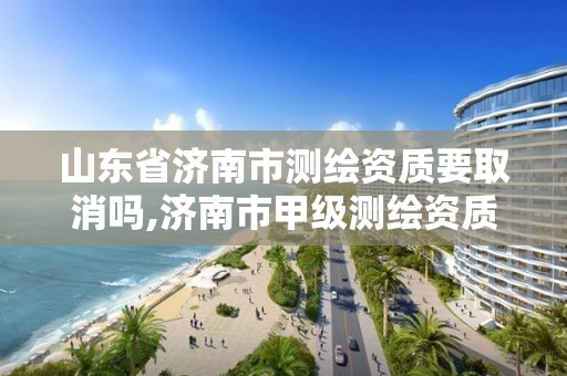 山东省济南市测绘资质要取消吗,济南市甲级测绘资质单位