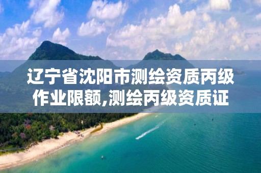 辽宁省沈阳市测绘资质丙级作业限额,测绘丙级资质证书