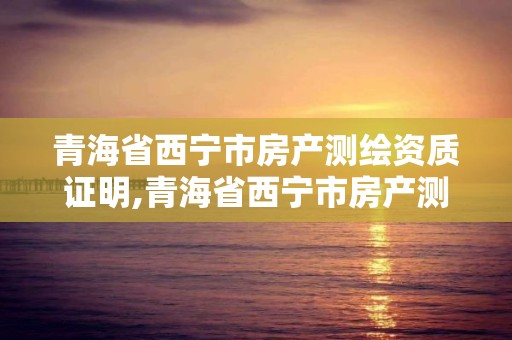 青海省西宁市房产测绘资质证明,青海省西宁市房产测绘资质证明查询