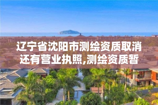 辽宁省沈阳市测绘资质取消还有营业执照,测绘资质暂停办理。