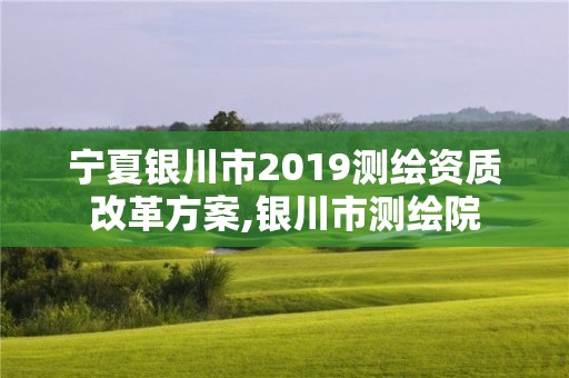 宁夏银川市2019测绘资质改革方案,银川市测绘院