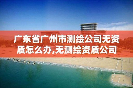 广东省广州市测绘公司无资质怎么办,无测绘资质公司进行测绘的后果。