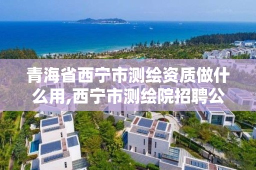 青海省西宁市测绘资质做什么用,西宁市测绘院招聘公示