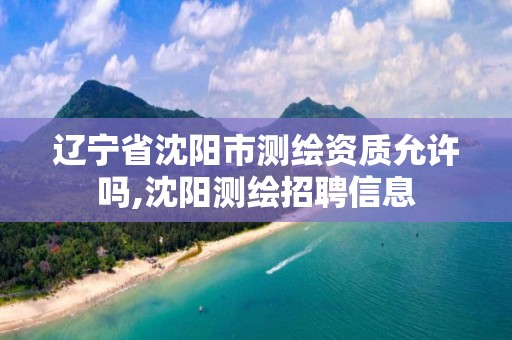 辽宁省沈阳市测绘资质允许吗,沈阳测绘招聘信息