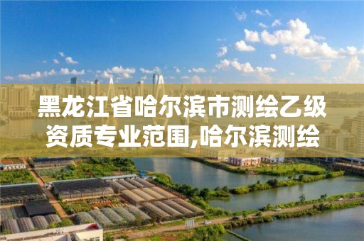 黑龙江省哈尔滨市测绘乙级资质专业范围,哈尔滨测绘招聘信息