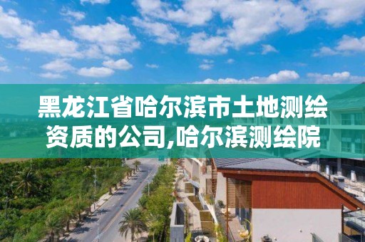 黑龙江省哈尔滨市土地测绘资质的公司,哈尔滨测绘院地址