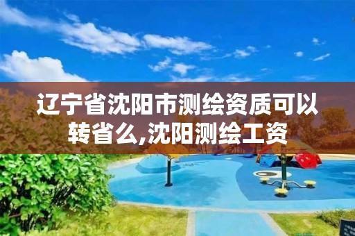 辽宁省沈阳市测绘资质可以转省么,沈阳测绘工资