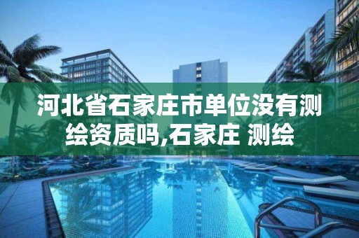 河北省石家庄市单位没有测绘资质吗,石家庄 测绘