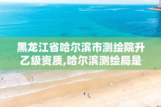 黑龙江省哈尔滨市测绘院升乙级资质,哈尔滨测绘局是干什么的