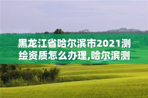 黑龙江省哈尔滨市2021测绘资质怎么办理,哈尔滨测绘公司哪家好