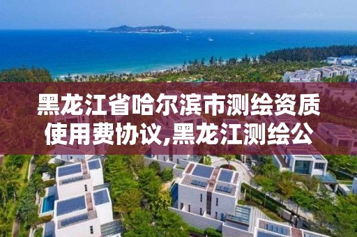 黑龙江省哈尔滨市测绘资质使用费协议,黑龙江测绘公司乙级资质