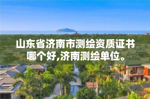 山东省济南市测绘资质证书哪个好,济南测绘单位。