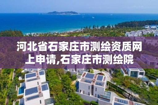 河北省石家庄市测绘资质网上申请,石家庄市测绘院