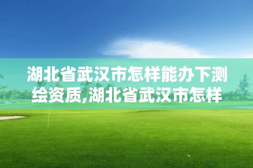 湖北省武汉市怎样能办下测绘资质,湖北省武汉市怎样能办下测绘资质证明。