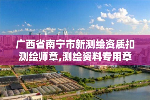 广西省南宁市新测绘资质扣测绘师章,测绘资料专用章