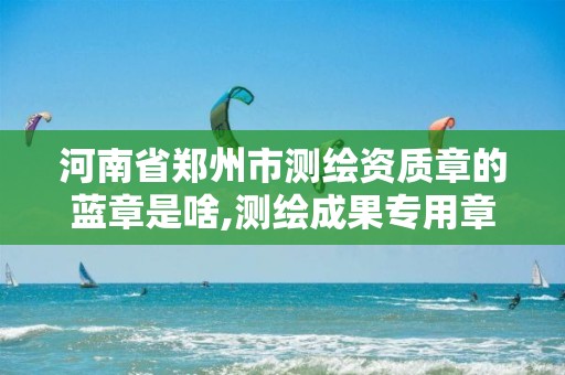 河南省郑州市测绘资质章的蓝章是啥,测绘成果专用章尺寸。