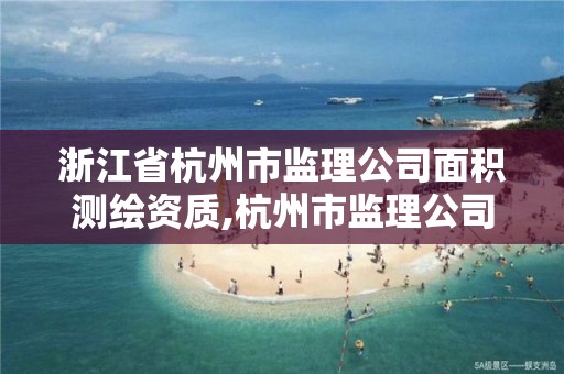 浙江省杭州市监理公司面积测绘资质,杭州市监理公司排名