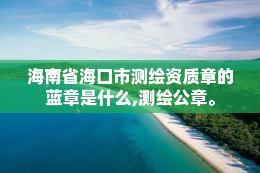 海南省海口市测绘资质章的蓝章是什么,测绘公章。