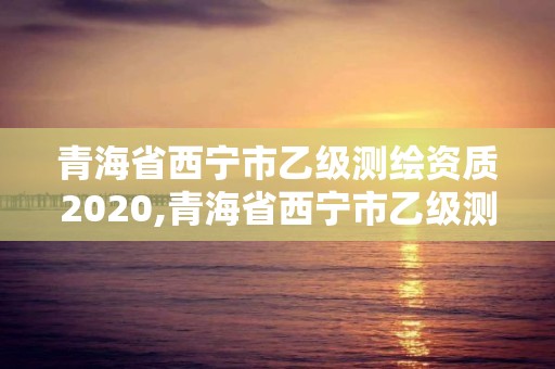 青海省西宁市乙级测绘资质2020,青海省西宁市乙级测绘资质2020年