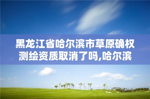 黑龙江省哈尔滨市草原确权测绘资质取消了吗,哈尔滨土地测绘公司。