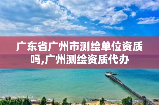 广东省广州市测绘单位资质吗,广州测绘资质代办