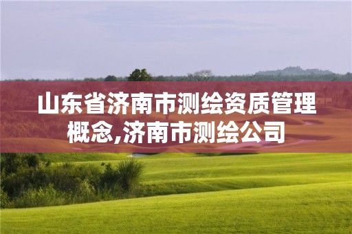 山东省济南市测绘资质管理概念,济南市测绘公司