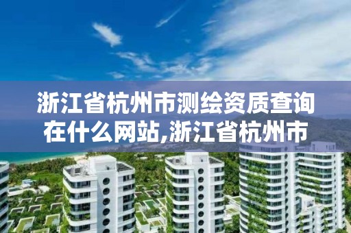 浙江省杭州市测绘资质查询在什么网站,浙江省杭州市测绘资质查询在什么网站查