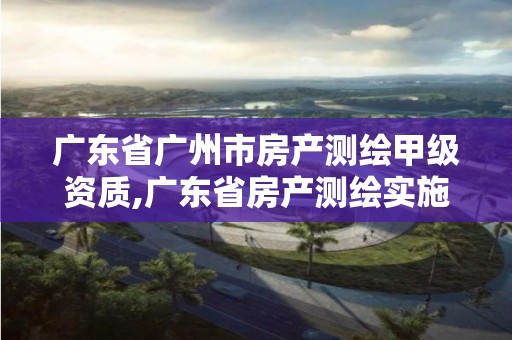 广东省广州市房产测绘甲级资质,广东省房产测绘实施细则