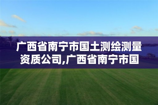 广西省南宁市国土测绘测量资质公司,广西省南宁市国土测绘测量资质公司有哪些