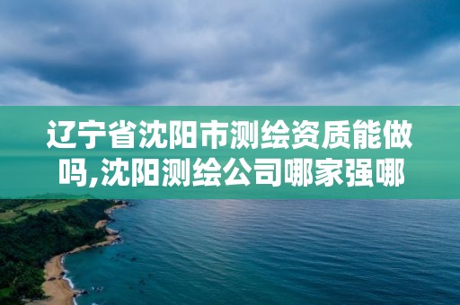 辽宁省沈阳市测绘资质能做吗,沈阳测绘公司哪家强哪家好