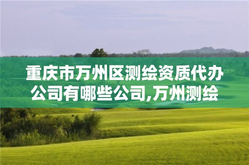 重庆市万州区测绘资质代办公司有哪些公司,万州测绘公司招聘。