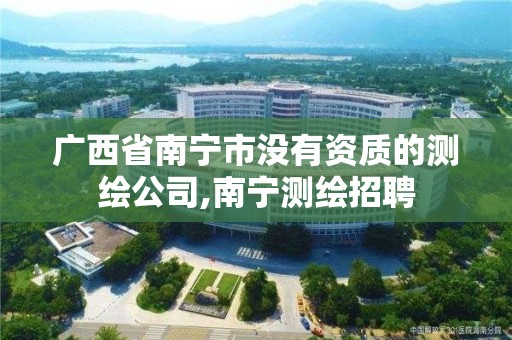 广西省南宁市没有资质的测绘公司,南宁测绘招聘