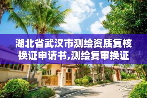 湖北省武汉市测绘资质复核换证申请书,测绘复审换证申请书。