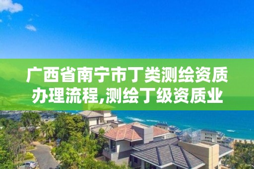 广西省南宁市丁类测绘资质办理流程,测绘丁级资质业务范围及作业限额