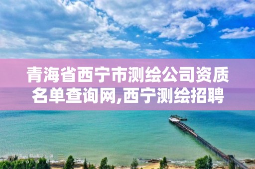 青海省西宁市测绘公司资质名单查询网,西宁测绘招聘。