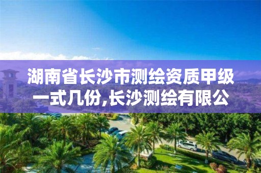 湖南省长沙市测绘资质甲级一式几份,长沙测绘有限公司待遇。