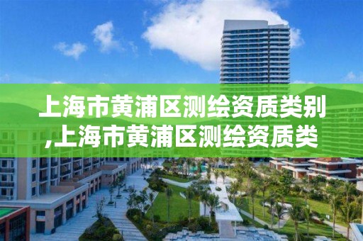 上海市黄浦区测绘资质类别,上海市黄浦区测绘资质类别公示