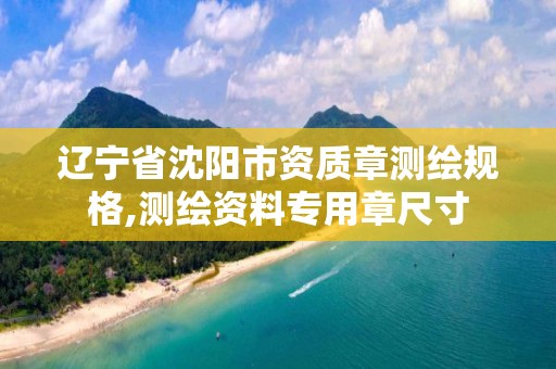 辽宁省沈阳市资质章测绘规格,测绘资料专用章尺寸